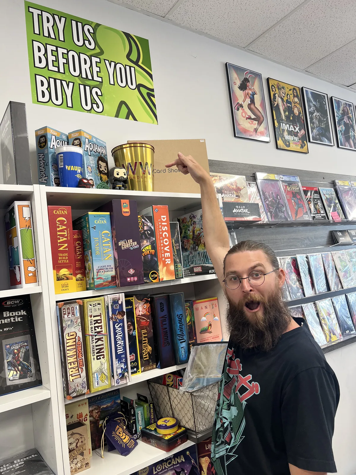 50Million Comic Gauntlet visit at Flashpoint Comics and Games
