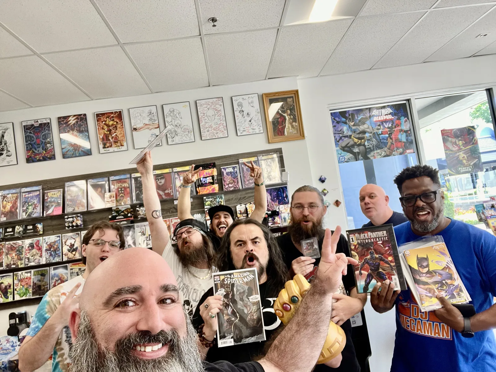 50Million Comic Gauntlet visit at Flashpoint Comics and Games
