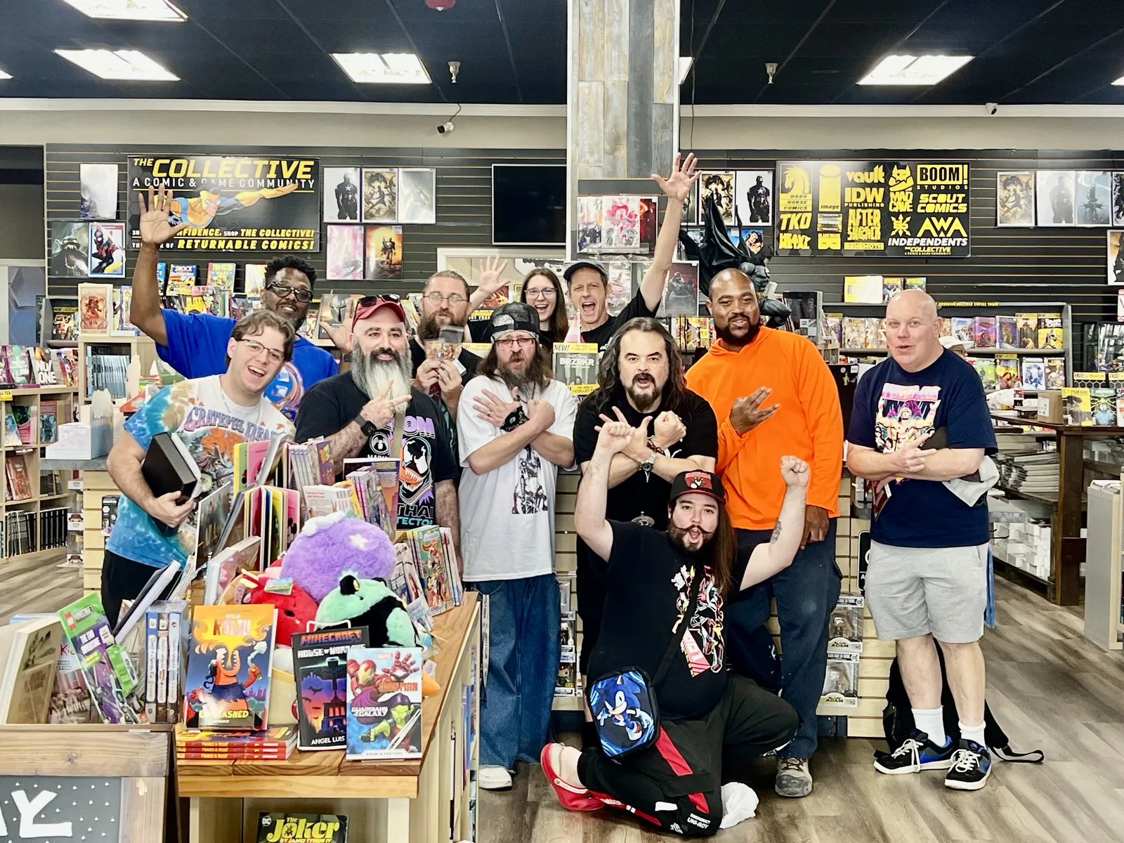 Collectors visiting The Collective during the 50Million Comic and Toy Gauntlet